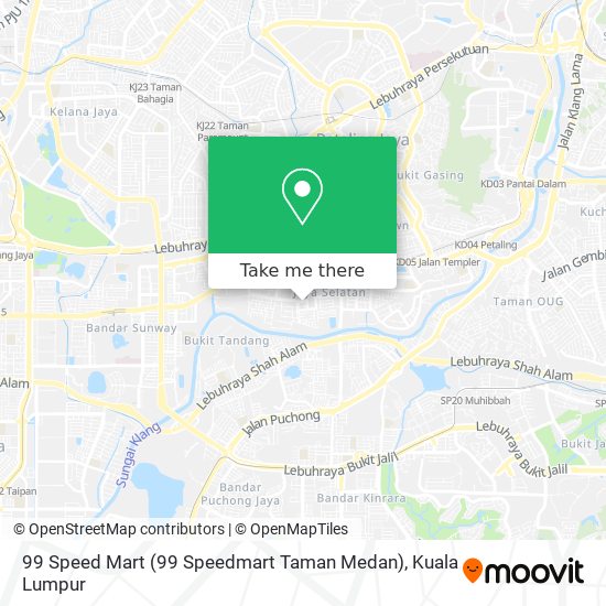 99 Speed Mart (99 Speedmart Taman Medan) map