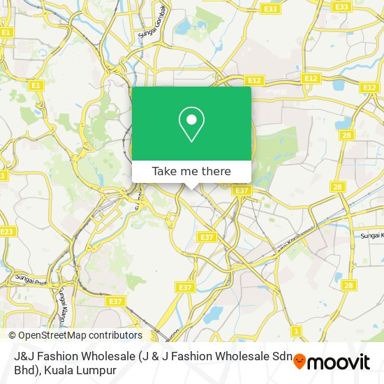 J&J Fashion Wholesale (J & J Fashion Wholesale Sdn Bhd) map