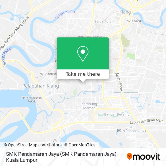 Peta SMK Pendamaran Jaya (SMK Pandamaran Jaya)