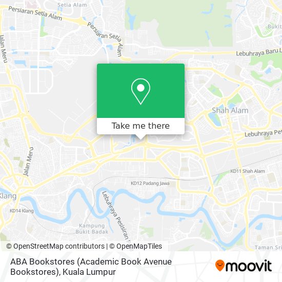 ABA Bookstores (Academic Book Avenue Bookstores) map