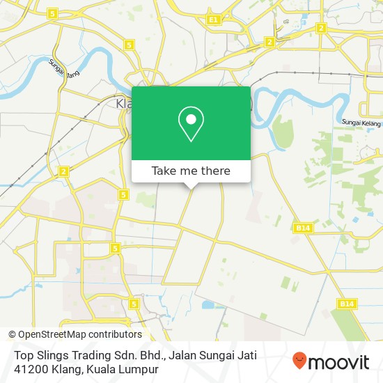 Top Slings Trading Sdn. Bhd., Jalan Sungai Jati 41200 Klang map