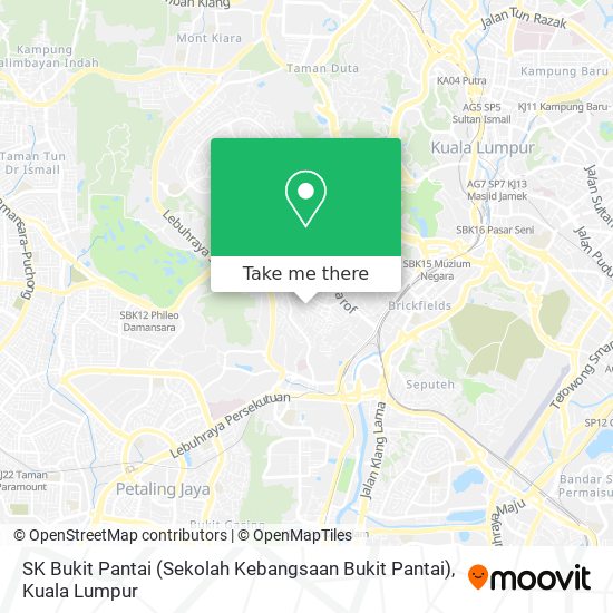 SK Bukit Pantai (Sekolah Kebangsaan Bukit Pantai) map