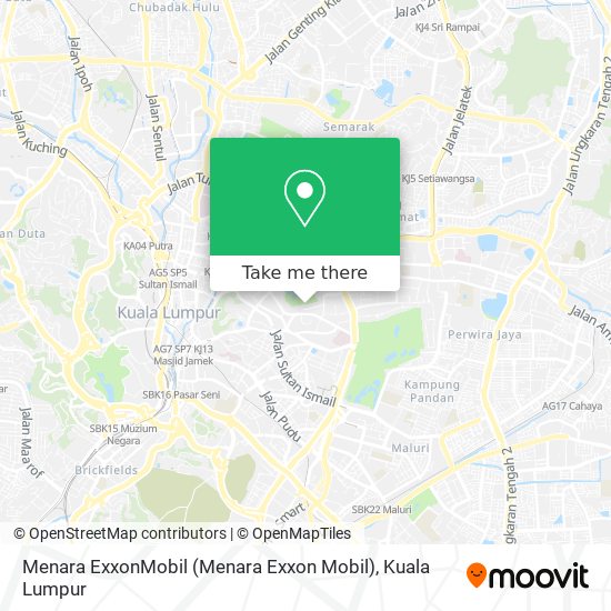 Peta Menara ExxonMobil (Menara Exxon Mobil)