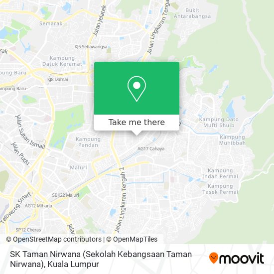 SK Taman Nirwana (Sekolah Kebangsaan Taman Nirwana) map