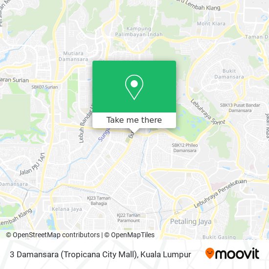 3 Damansara (Tropicana City Mall) map