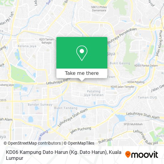 Peta KD06 Kampung Dato Harun (Kg. Dato Harun)