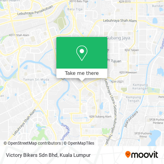 Victory Bikers Sdn Bhd map