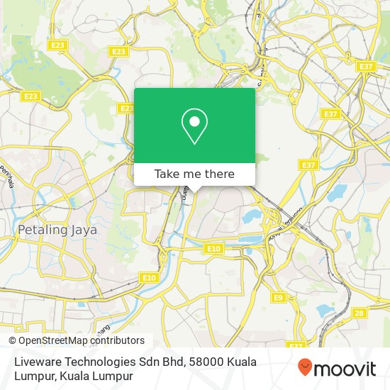 Liveware Technologies Sdn Bhd, 58000 Kuala Lumpur map