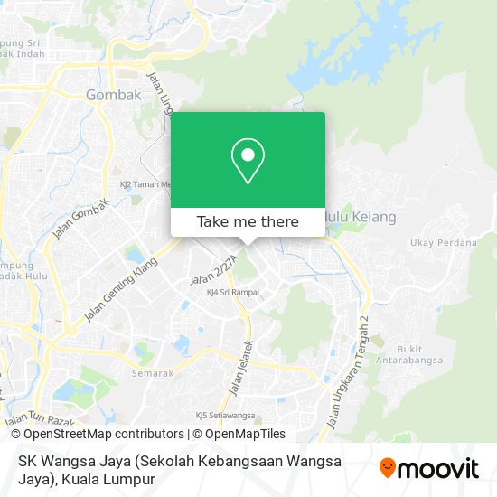SK Wangsa Jaya (Sekolah Kebangsaan Wangsa Jaya) map
