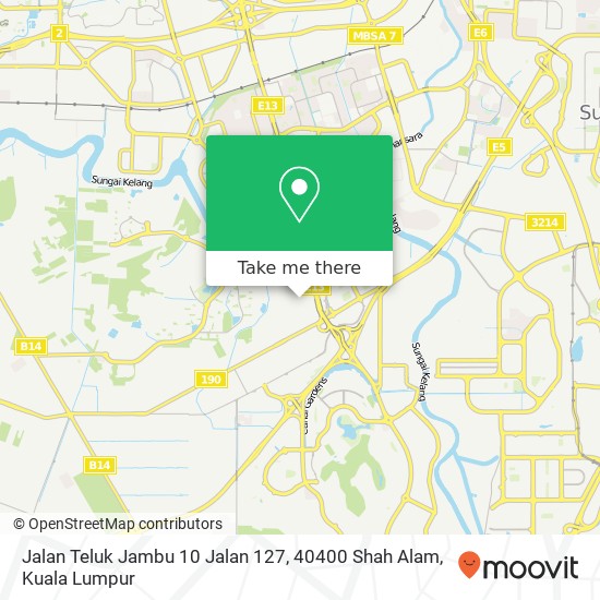 Jalan Teluk Jambu 10 Jalan 127, 40400 Shah Alam map