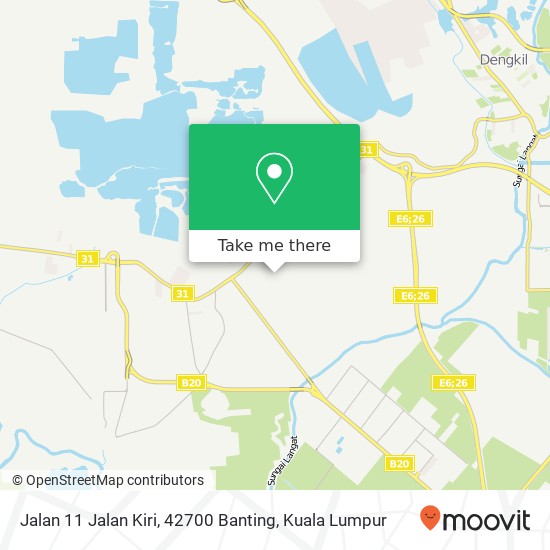 Peta Jalan 11 Jalan Kiri, 42700 Banting