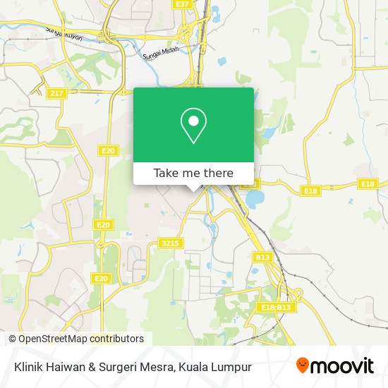 Klinik Haiwan & Surgeri Mesra map