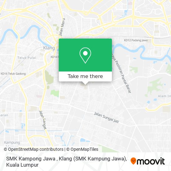 SMK Kampong Jawa , Klang (SMK Kampung Jawa) map