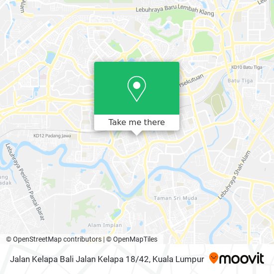Jalan Kelapa Bali Jalan Kelapa 18 / 42 map