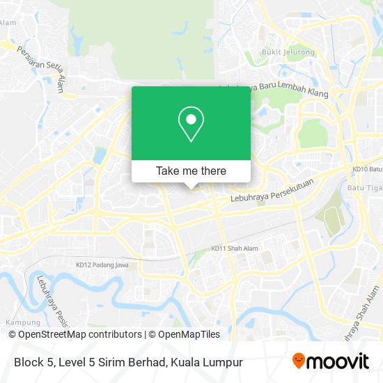 Peta Block 5, Level 5 Sirim Berhad