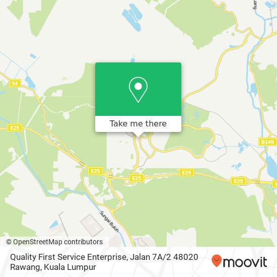 Peta Quality First Service Enterprise, Jalan 7A / 2 48020 Rawang