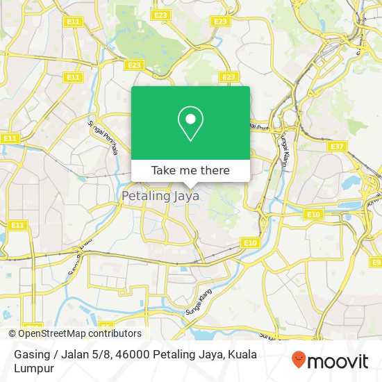 Peta Gasing / Jalan 5 / 8, 46000 Petaling Jaya