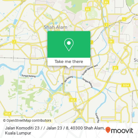 Peta Jalan Komoditi 23 / / Jalan 23 / 8, 40300 Shah Alam