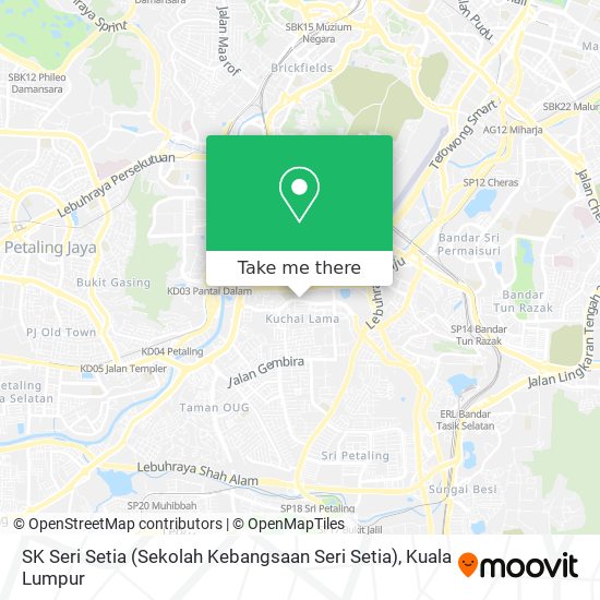 SK Seri Setia (Sekolah Kebangsaan Seri Setia) map