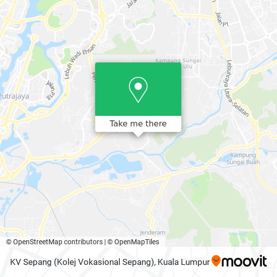 Peta KV Sepang (Kolej Vokasional Sepang)