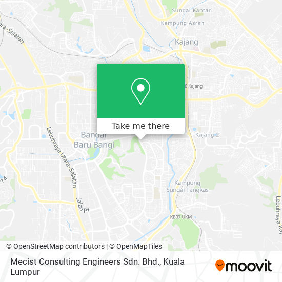Mecist Consulting Engineers Sdn. Bhd. map