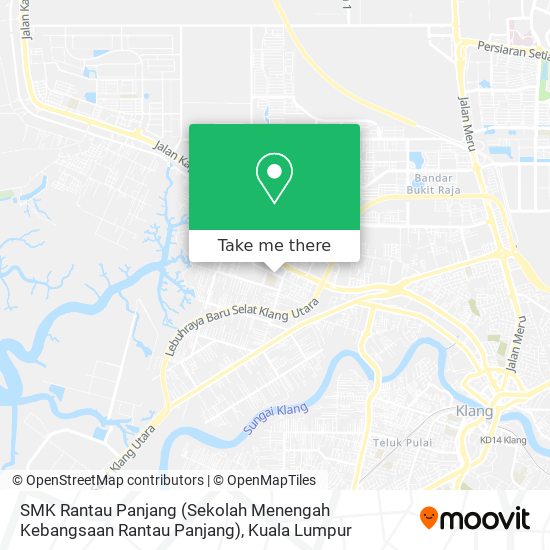 Peta SMK Rantau Panjang (Sekolah Menengah Kebangsaan Rantau Panjang)