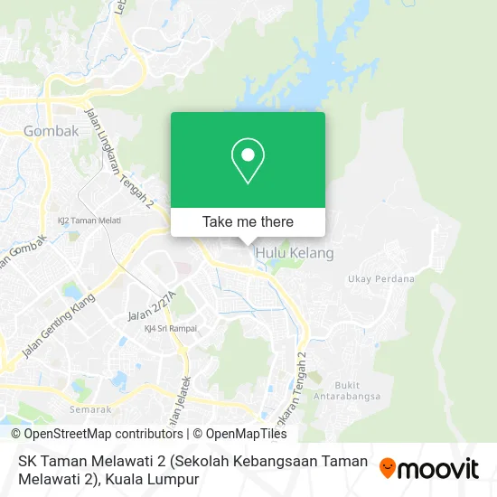 SK Taman Melawati 2 (Sekolah Kebangsaan Taman Melawati 2) map