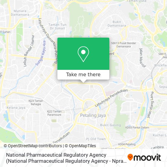 National Pharmaceutical Regulatory Agency map