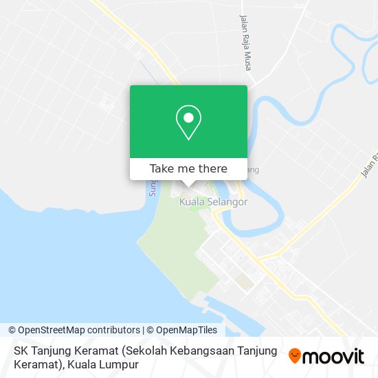 Peta SK Tanjung Keramat (Sekolah Kebangsaan Tanjung Keramat)