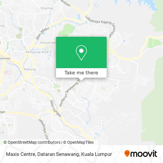 Peta Maxis Centre, Dataran Senawang