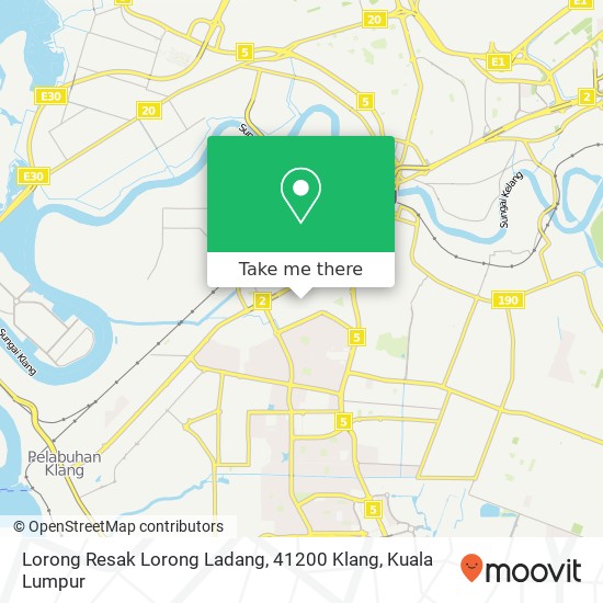 Lorong Resak Lorong Ladang, 41200 Klang map