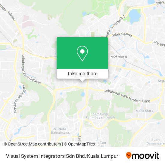 Visual System Integrators Sdn Bhd map