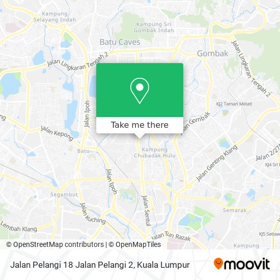 Peta Jalan Pelangi 18 Jalan Pelangi 2