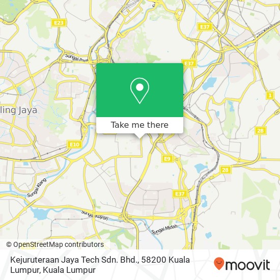 Kejuruteraan Jaya Tech Sdn. Bhd., 58200 Kuala Lumpur map