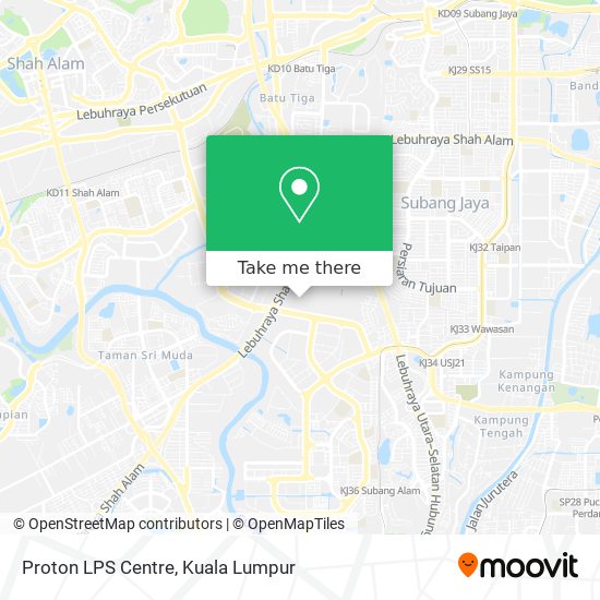 Proton LPS Centre map