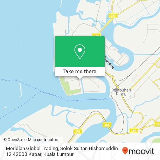 Meridian Global Trading, Solok Sultan Hishamuddin 12 42000 Kapar map