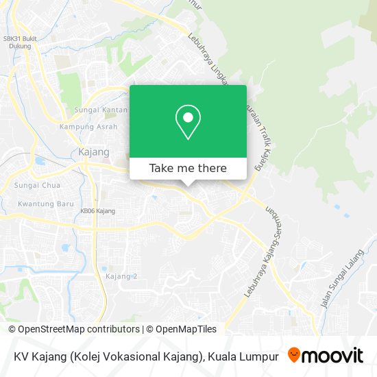 KV Kajang (Kolej Vokasional Kajang) map