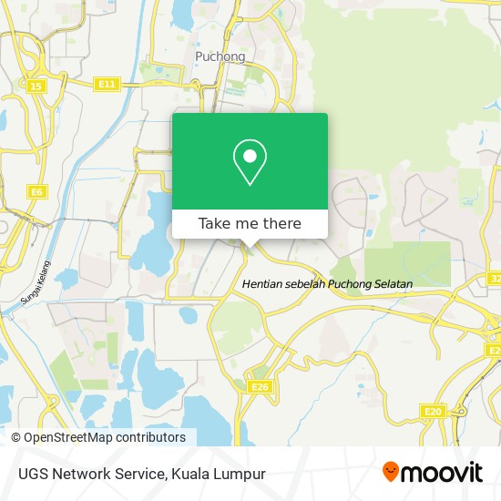 UGS Network Service map