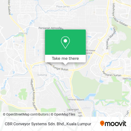 CBR Conveyor Systems Sdn. Bhd. map