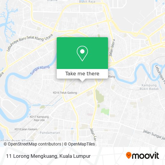 Peta 11 Lorong Mengkuang