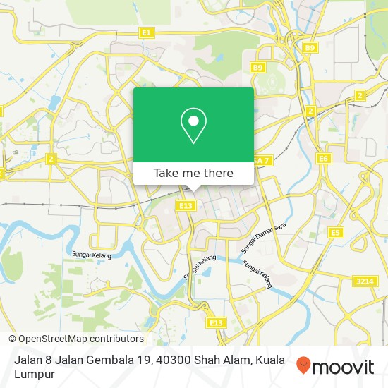 Jalan 8 Jalan Gembala 19, 40300 Shah Alam map