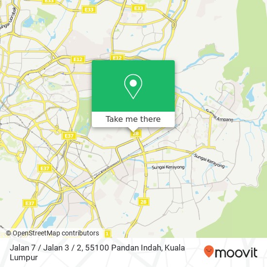 Jalan 7 / Jalan 3 / 2, 55100 Pandan Indah map