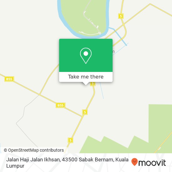 Peta Jalan Haji Jalan Ikhsan, 43500 Sabak Bernam