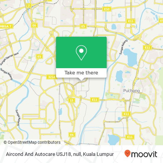 Aircond And Autocare USJ18, null map