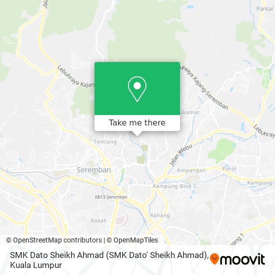 SMK Dato Sheikh Ahmad map