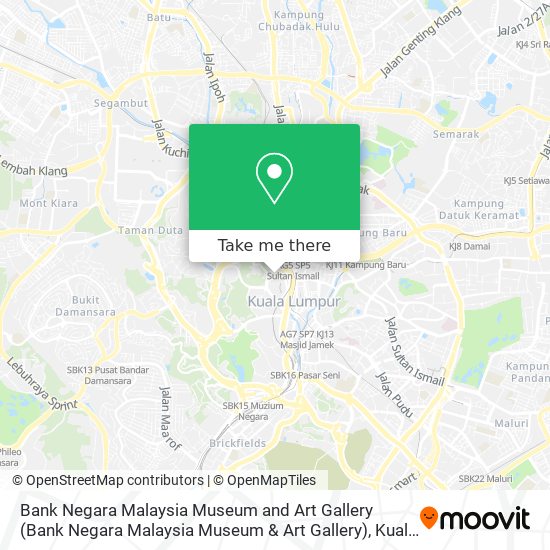 Bank Negara Malaysia Museum and Art Gallery map