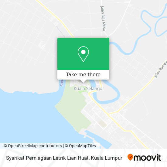 Syarikat Perniagaan Letrik Lian Huat map