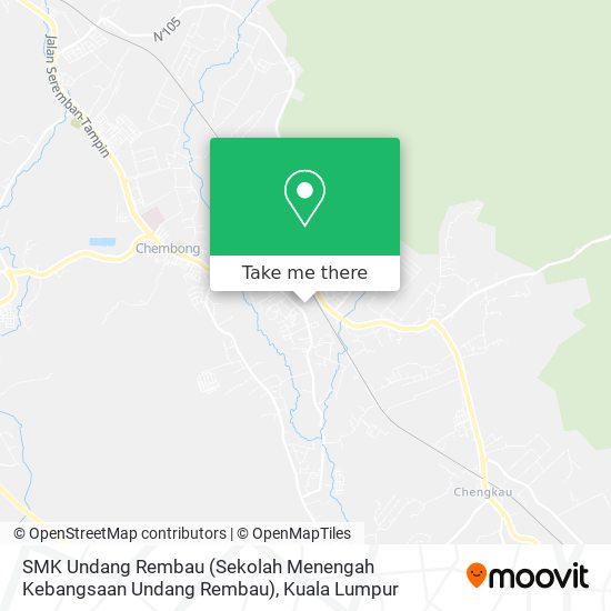 SMK Undang Rembau (Sekolah Menengah Kebangsaan Undang Rembau) map