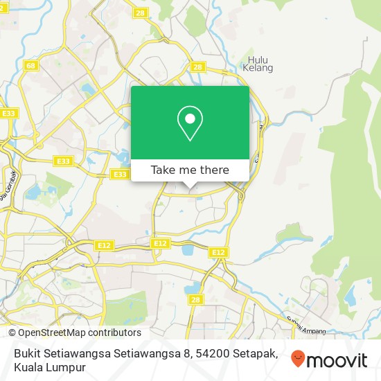 Bukit Setiawangsa Setiawangsa 8, 54200 Setapak map