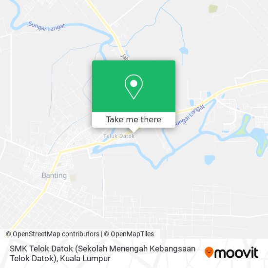 SMK Telok Datok (Sekolah Menengah Kebangsaan Telok Datok) map